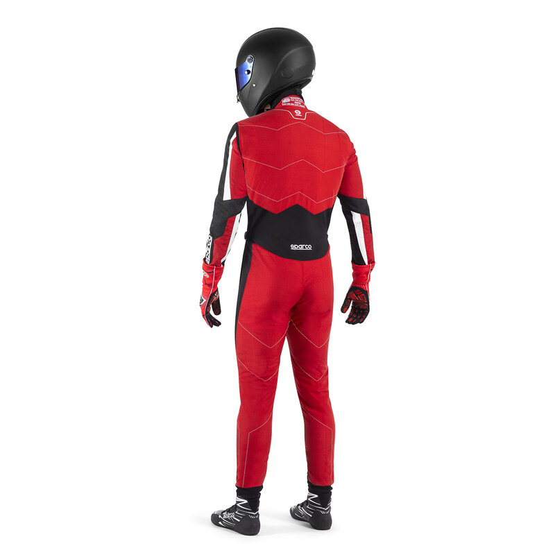 Sparco Kerb Advanced Karting Suit, Red & Black (CIK-FIA KC.017.24-0)