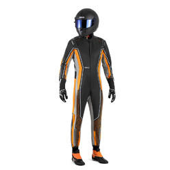 Sparco Superleggera-K Karting Suit, Black & Orange (CIK-FIA KC.018.24-0)