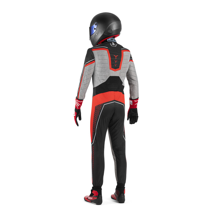 Sparco Superleggera-K Karting Suit, Black & Red (CIK-FIA KC.018.24-0)