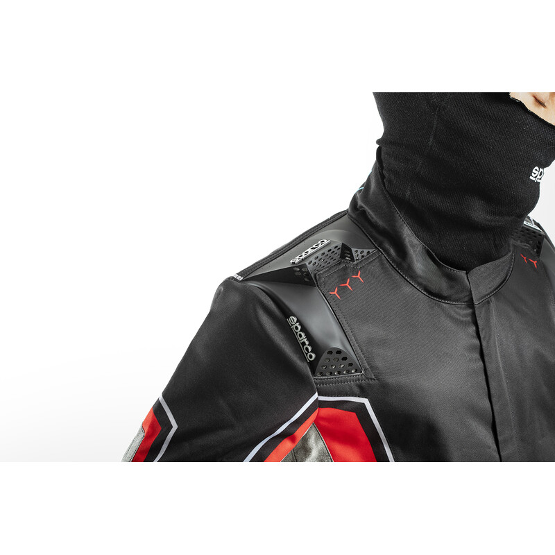 Sparco Superleggera-K Karting Suit, Black & Red (CIK-FIA KC.018.24-0)