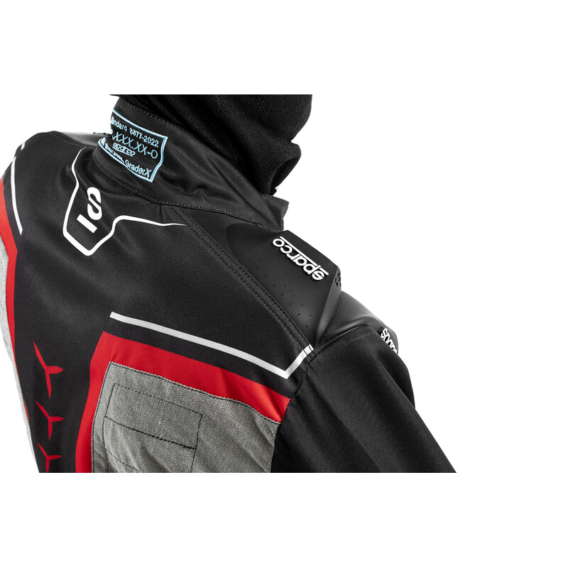 Sparco Superleggera-K Karting Suit, Black & Red (CIK-FIA KC.018.24-0)