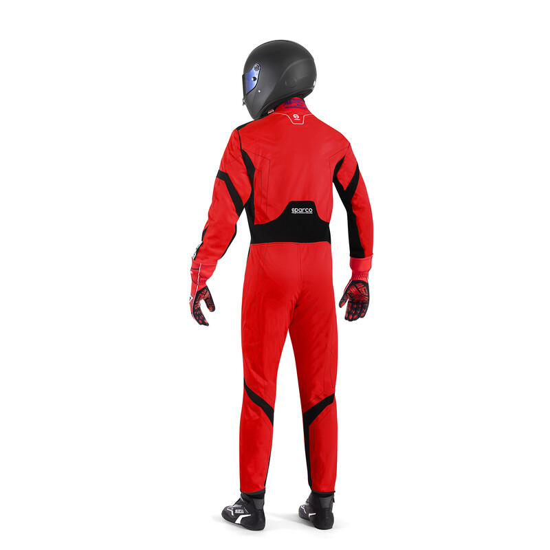 Sparco Thunder Advanced Karting Suit, Red & Black (CIK-FIA KC.017.24-0)