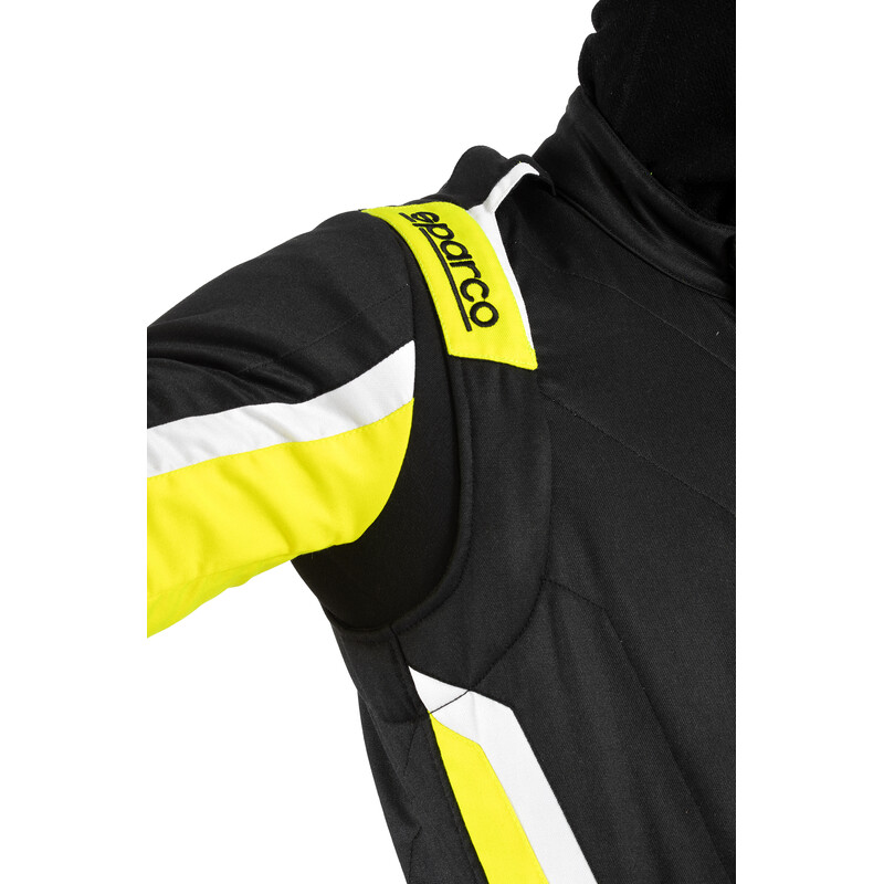 Sparco Sprint Racing Suit, Black & Yellow (FIA 8856-2018)