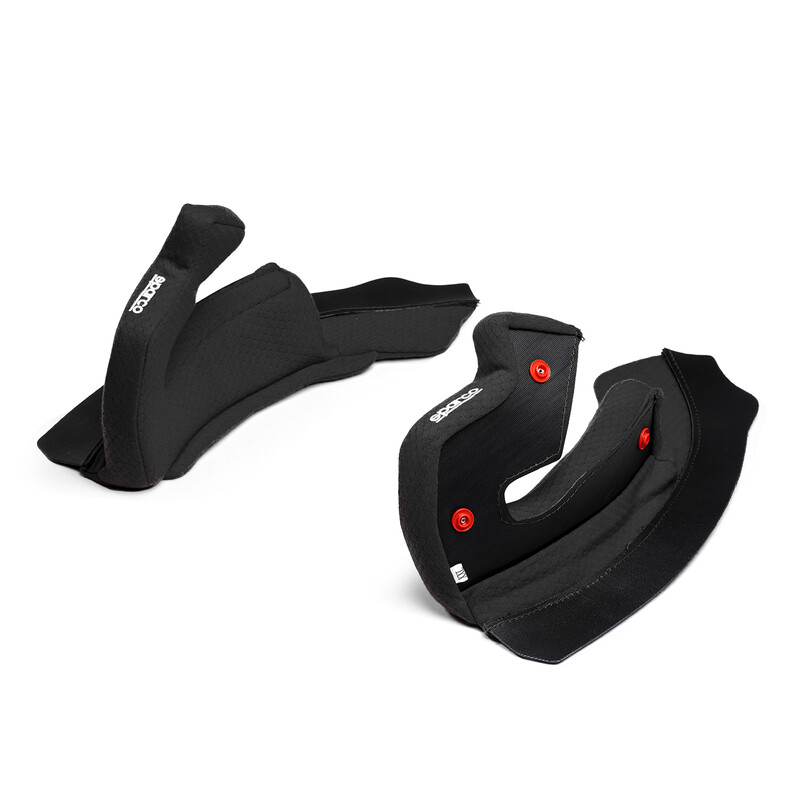 Sparco Cheek Pads for Stealth RF Helmets - Black