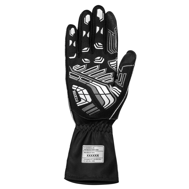 Sparco K-Arrow+ Karting Gloves, Black & Grey (FIA)