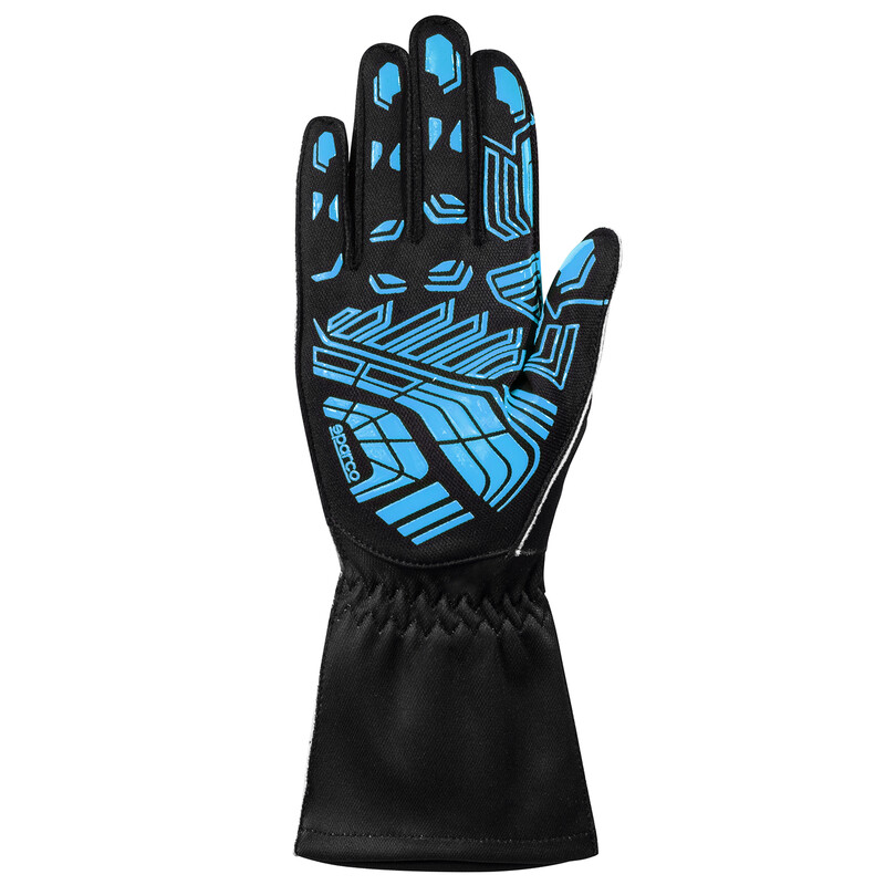 Sparco K-Attack Karting Gloves, Black & Blue