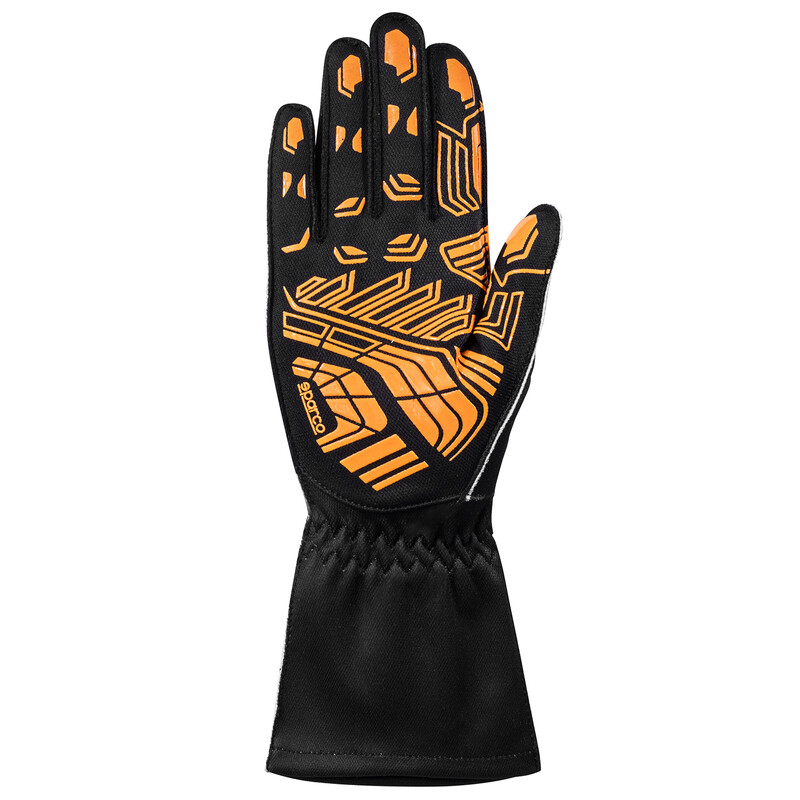 Sparco K-Attack Karting Gloves, Black & Orange