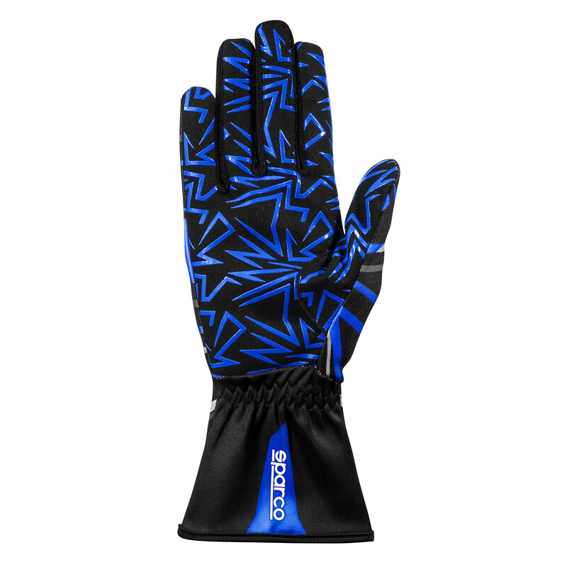 Sparco K-Rookie Karting Gloves, Black & Blue