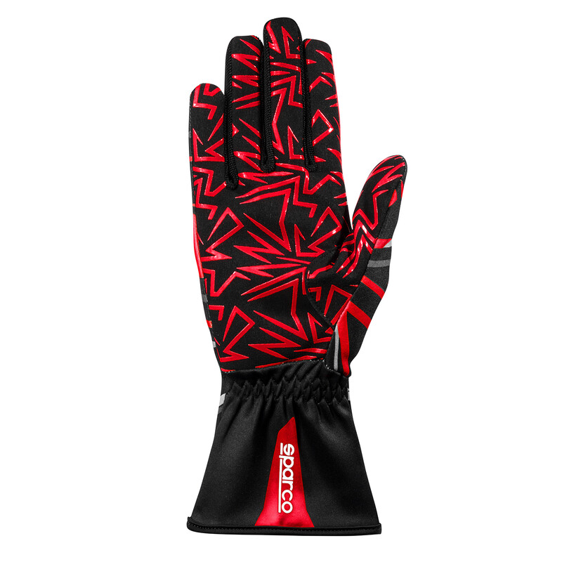 Sparco K-Rookie Karting Gloves, Black & Red