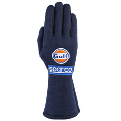 Sparco Land Classic Gulf Gloves, Navy Blue (FIA)