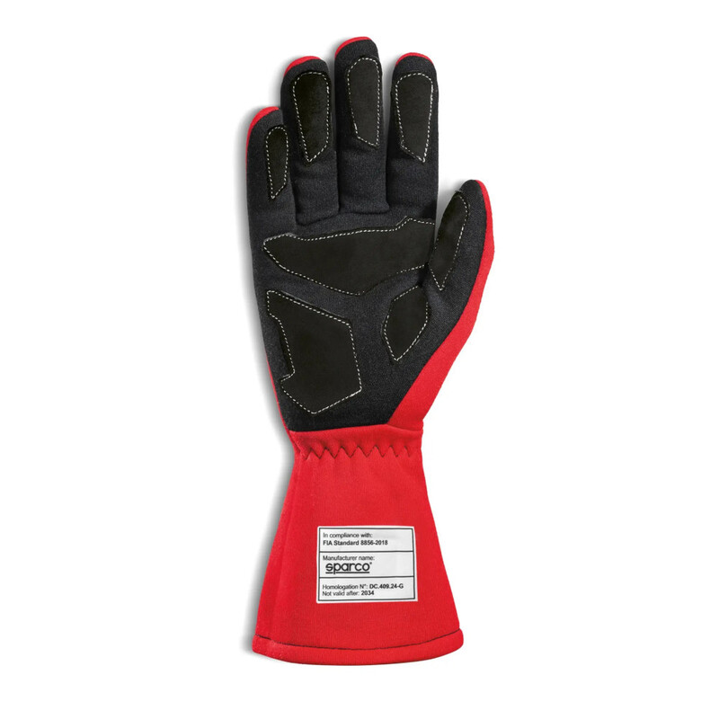 Sparco Land Classic Martini Racing Gloves, Red (FIA)