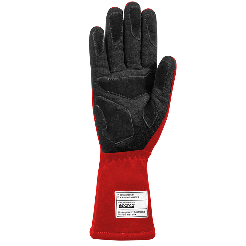 Sparco Land Gloves, Red (FIA)