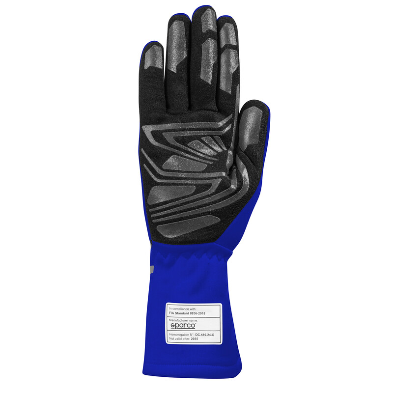 Sparco Land+ Gloves, Blue (FIA)