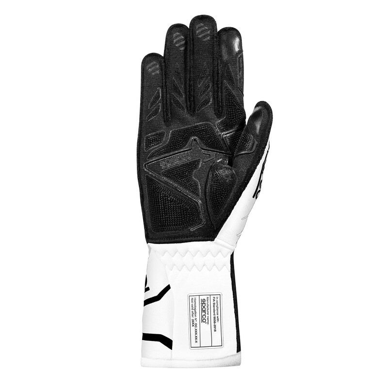Sparco Tide+ Gloves, White & Black (FIA)