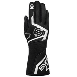 Sparco Tide+ Gloves, Black & White (FIA)