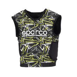 Sparco SJ Pro K-3 Karting Jacket, Black & Yellow
