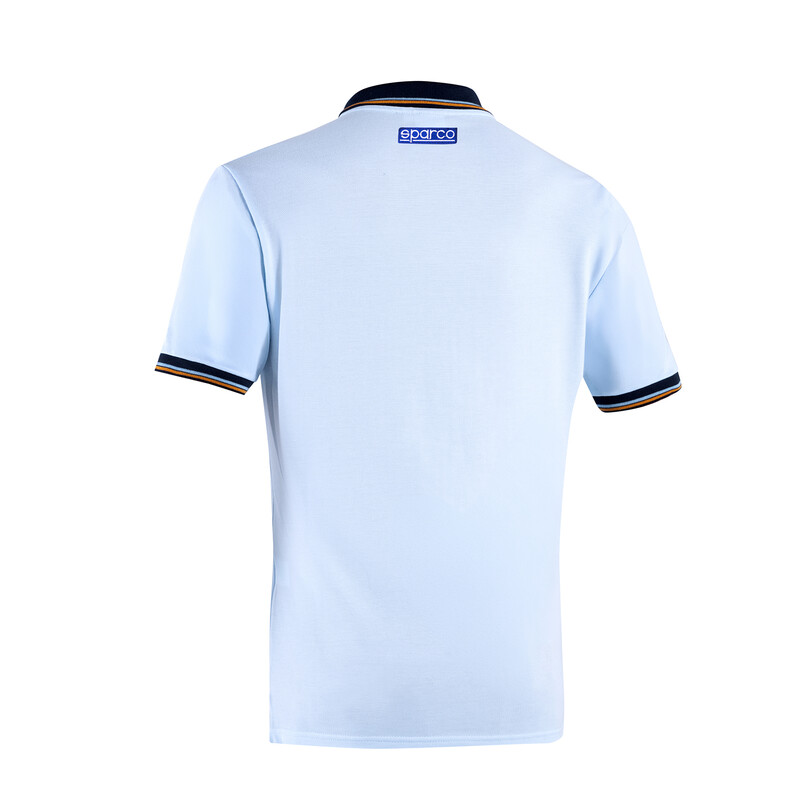 Sparco Gulf Polo Piquet Pocket, Cyan