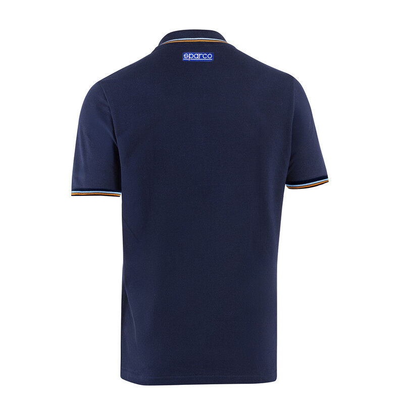 Sparco Gulf Polo Piquet Pocket, Navy Blue