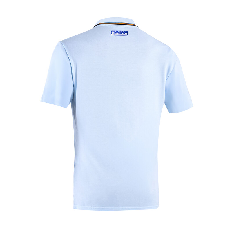 Sparco Gulf Polo Piquet, Cyan
