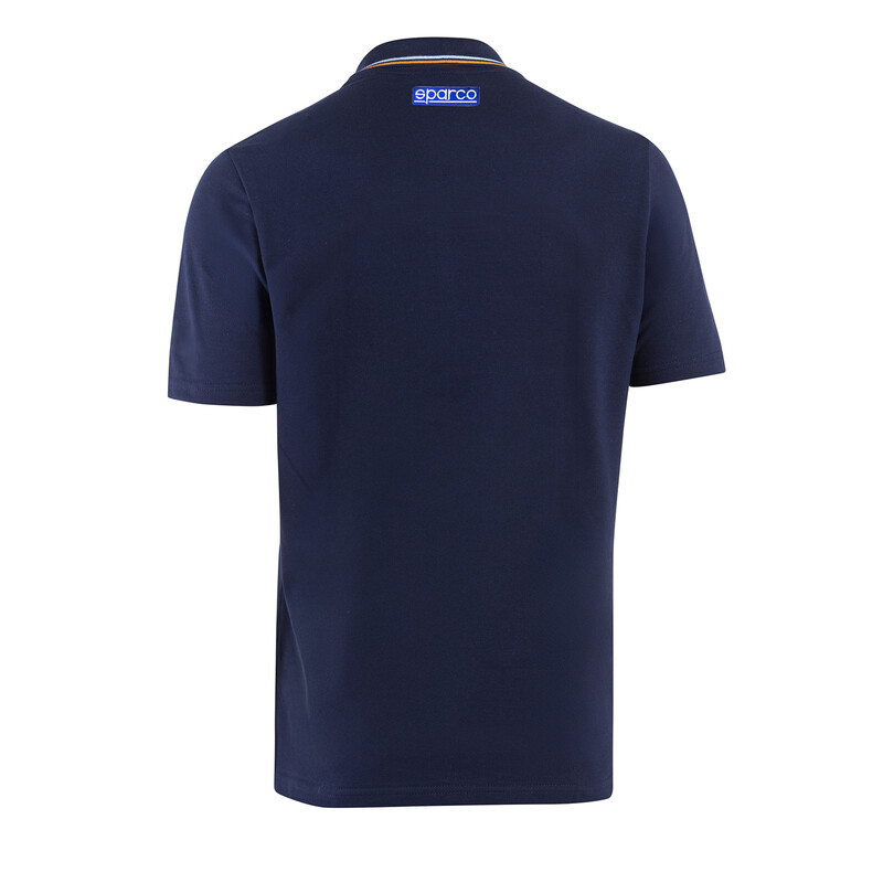 Sparco Gulf Polo Piquet, Navy Blue