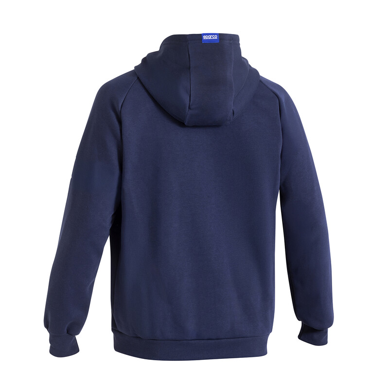 Sparco Gulf Hooded Full Zip, Navy Blue