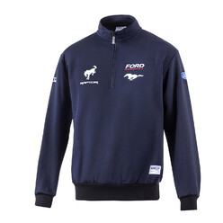 Sparco Ford Performance Half Zip Sweatshirt, Navy Blue