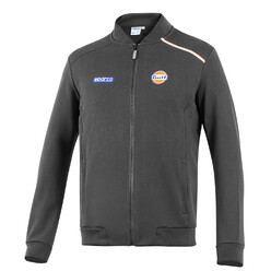 Sparco Gulf Full Zip Sweatshirt, Grey