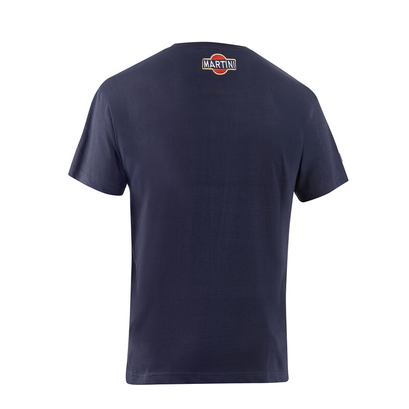 Sparco Martini Racing Big Logo T-Shirt, Navy Blue