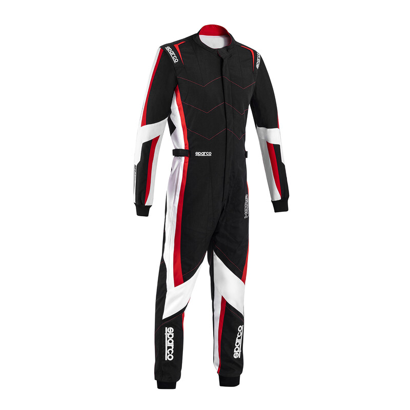 Sparco Kerb Advanced Karting Suit, Black & Red (CIK-FIA KC.017.24-0)