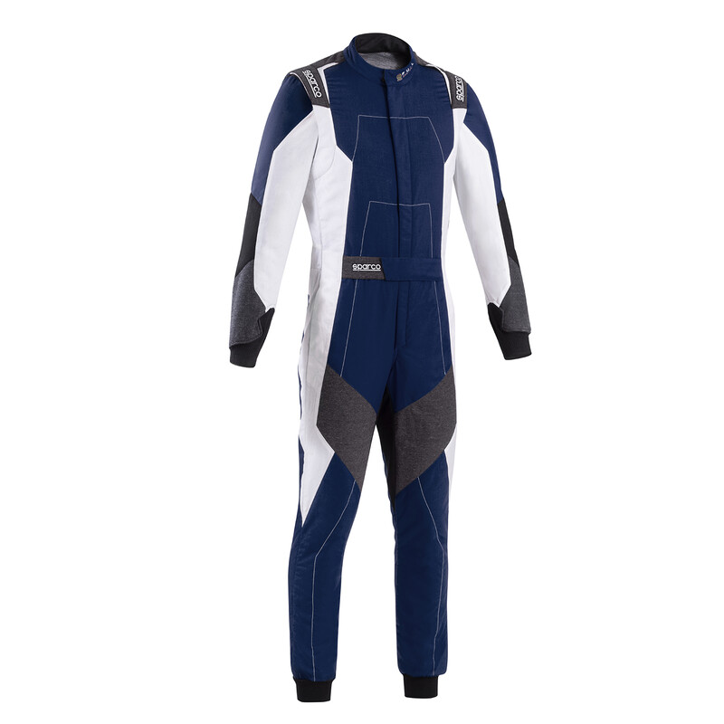 Sparco X-Light Full Efficiency Racing Suit, Blue & White (FIA 8856-2018)
