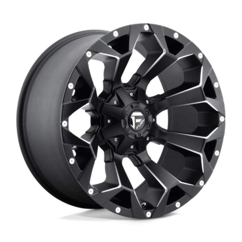 Fuel D546 Assault 17x9" 5x139.7/150 ET-12, Flat Black, Gloss Lip