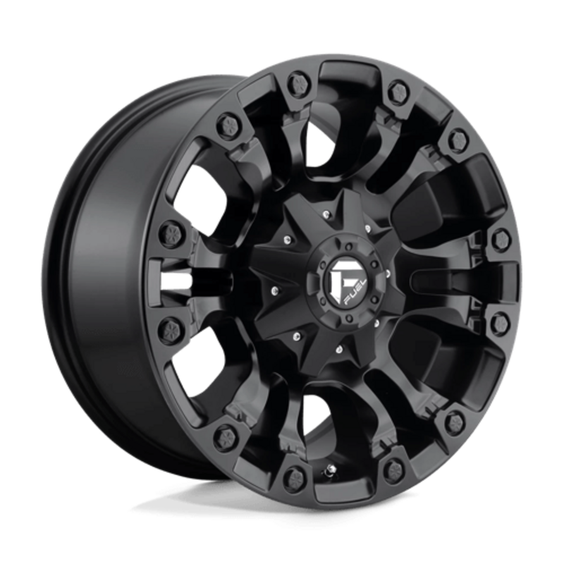 Fuel D560 Vapor 20x10" 8x180 ET-18, Flat Black