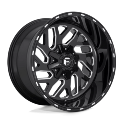 Fuel D581 Triton 26x12" 6x135/139.7 ET-44, Gloss Black Milled
