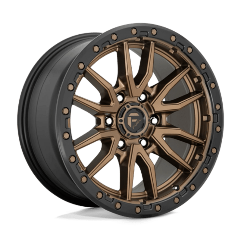 Fuel D681 Rebel 17x9" 6x139.7 ET-12, Flat Bronze, Black Ring