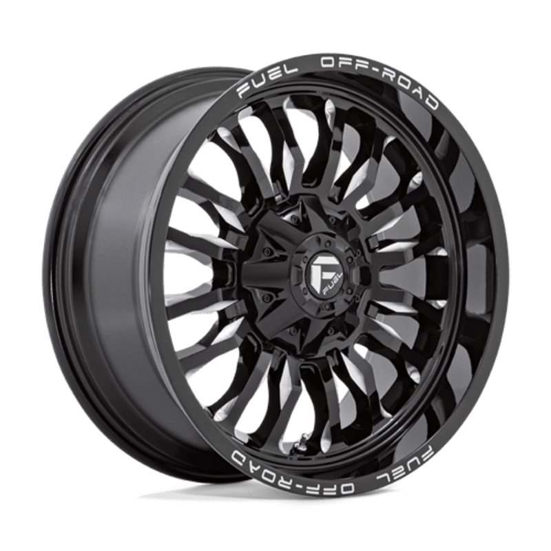 Fuel D795 Arc 22x12" 6x135/139.7 ET-44, Gloss Black Milled