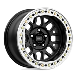 KMC KM235 Grenade Crawl Beadlock 17x8.5" 5x127 ET18, Satin Black