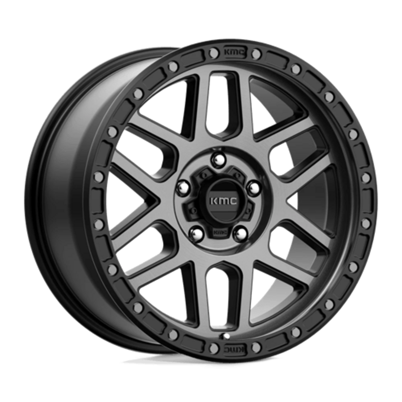 KMC KM544 Mesa 18x9" 5x150 ET25, Satin Black, Gray Tint