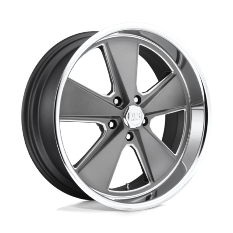 US Mag U120 Roadster 20x9" 5x115 ET18, Flat Gunmetal, Machined Lip