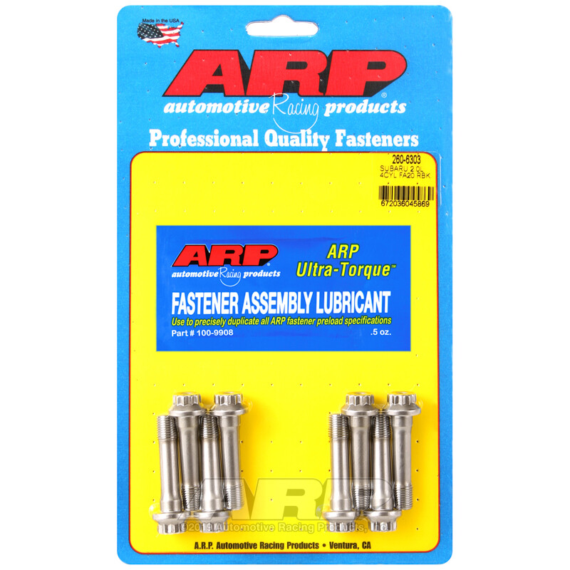 ARP Rod Bolts for Subaru FA20