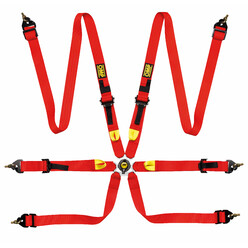 OMP 6 Points 2" First Harness (FIA, Hans) 2024