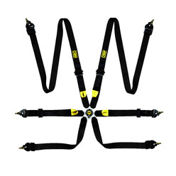 OMP 6 Points 2" First Harness (FIA, Hans) 2024