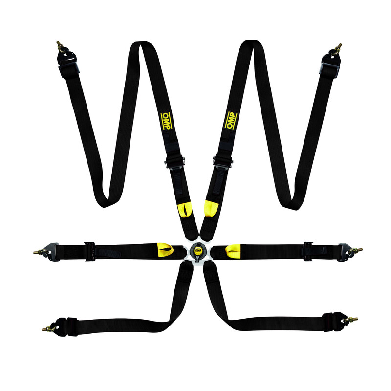 OMP 6 Points 2" First Harness (FIA, Hans) 2024