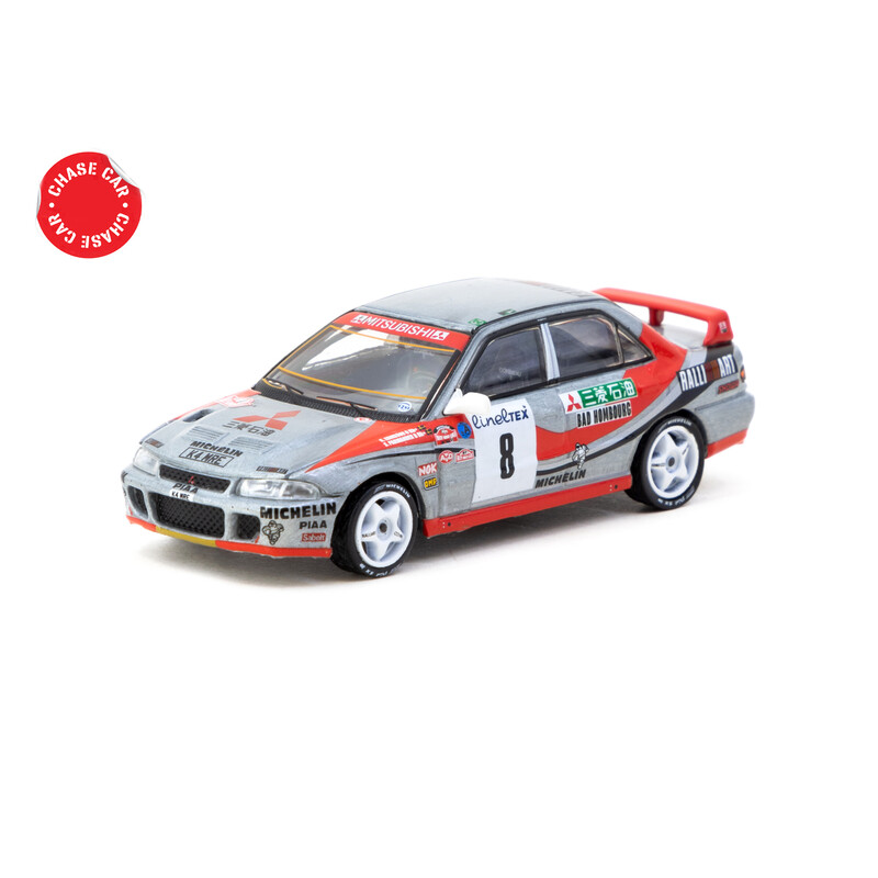 Tarmac Works 1/64 - Mitsubishi Lancer Evolution | Rally of Monte-Carlo 1993