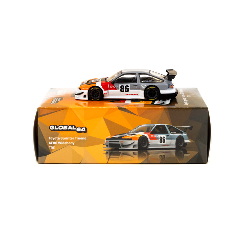 Tarmac\u0020Works\u00201\/64\u0020\u002D\u0020Toyota\u0020Sprinter\u0020Trueno\u0020AE86\u0020Widebody\u0020\u007C\u0020TRD