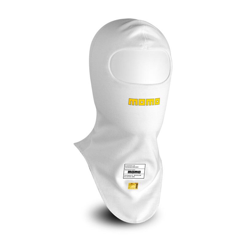 Momo Pro Seamless Balaclava - White (FIA)