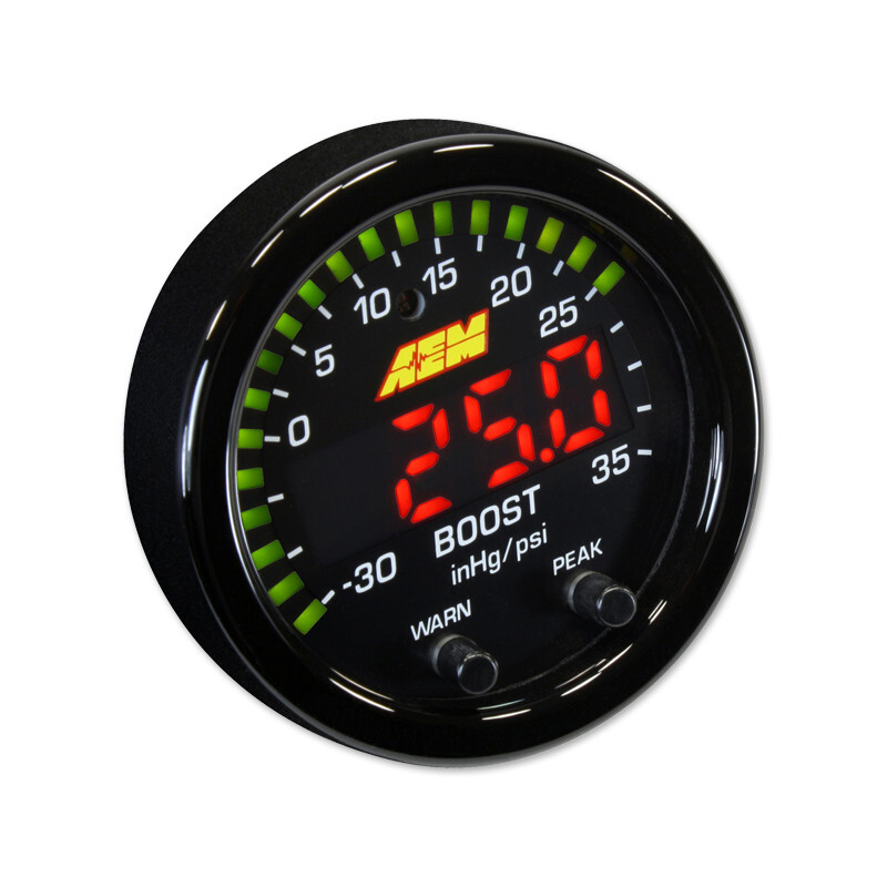 AEM X-Series Boost Pressure Gauge - 2.5 bar