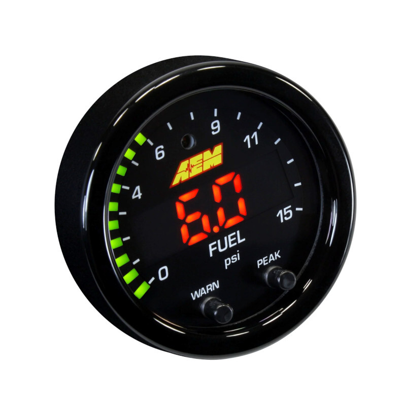 AEM X-Series Boost/Fuel Pressure Gauge