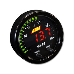 AEM X-Series Voltage Gauge