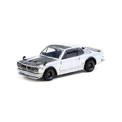 Tarmac Works 1/64 - Nissan Skyline 2000 GT-R (KPGC10) | Silver Chrome