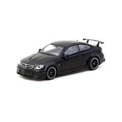 Tarmac Works 1/64 - Mercedes-Benz C 63 AMG Coupé Black Series, Matte Black
